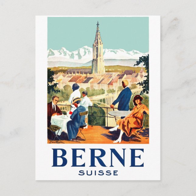 Bern, Schweiz, Postkarte (Vorderseite)