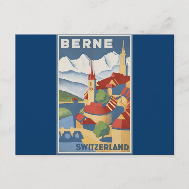 Bern Schweiz Postkarte (Vorderseite)