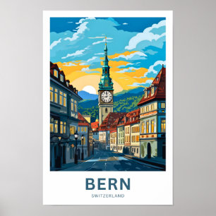 Bern Schweiz Reisedrucke Poster