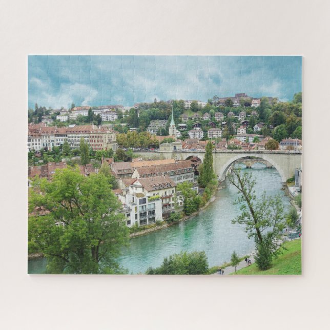 Bern Schweiz Schweizer Foto Aare (Horizontal)