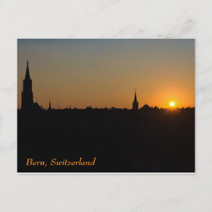Bern Schweiz Skyline Postkarte