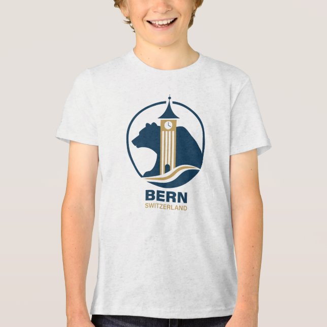 Bern Switzerland Europe Tri-Blend Shirt (Vorderseite)