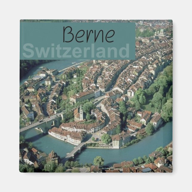 Bern Switzerland Travel Souvenir Kühlschrankmagnet (Vorne)