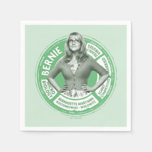 Bernadette Info Graphic Serviette