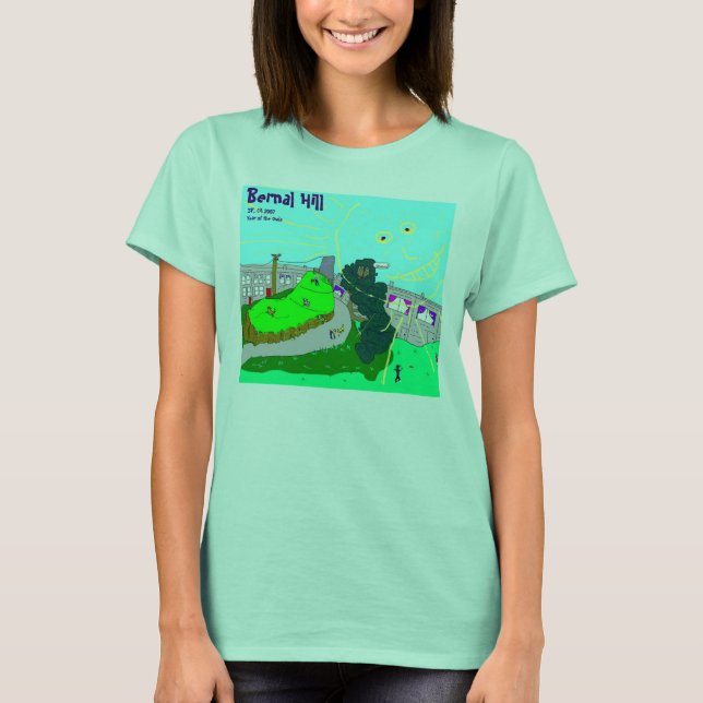 Bernal Hill San Francisco T-Shirt (Vorderseite)