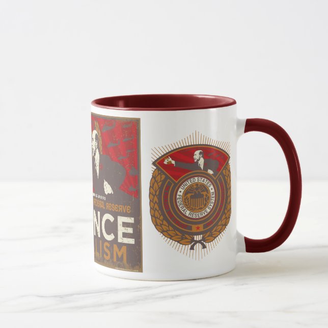 Bernankes Finanzsozialismus-Tasse Tasse (Rechts)