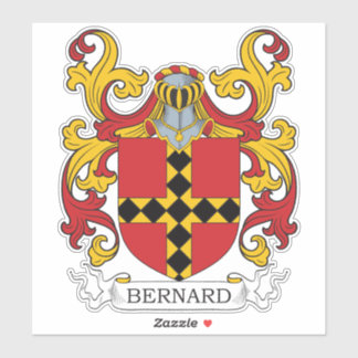 Bernard Familienwappen Aufkleber