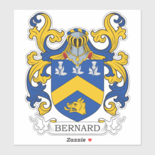 Bernard Familienwappen Aufkleber
