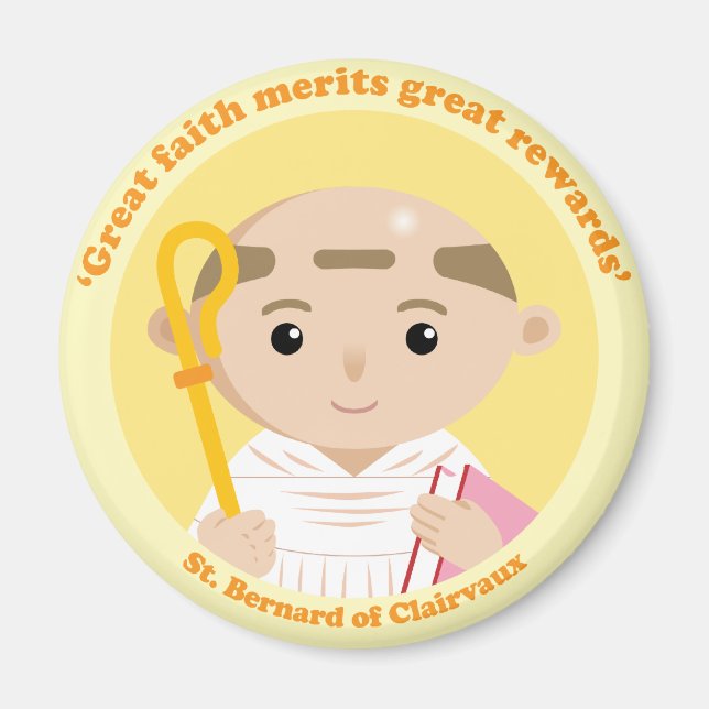 Bernard von Clairvaux Magnet (Vorne)