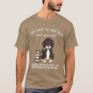 Bernedoodle-Bücher T-Shirt