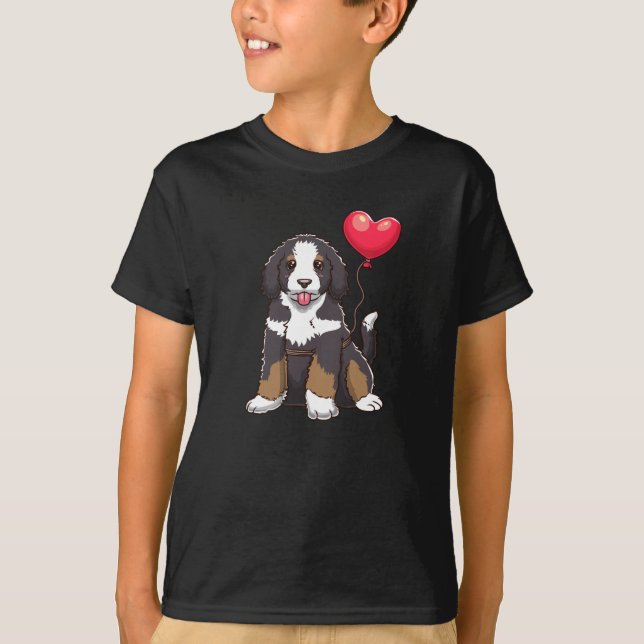 Bernedoodle Dog Geschenkidee T-Shirt (Vorderseite)