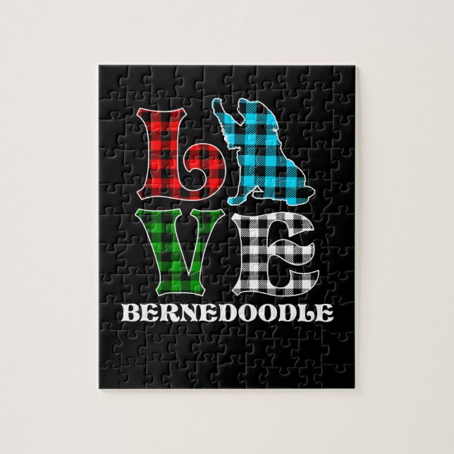 Bernedoodle Dog Lover (Vertikal)