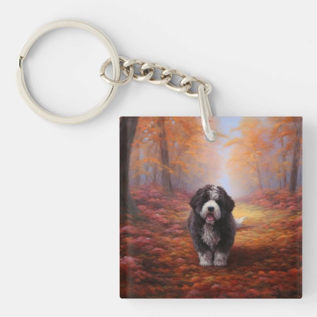 Bernedoodle en automne Leaves automne Inspire (Devant)