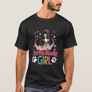 Bernedoodle Girl Funny Niedlich Bernedoodle Dog Bl T-Shirt
