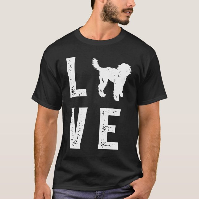 Bernedoodle Liebe  1 T-Shirt (Vorderseite)