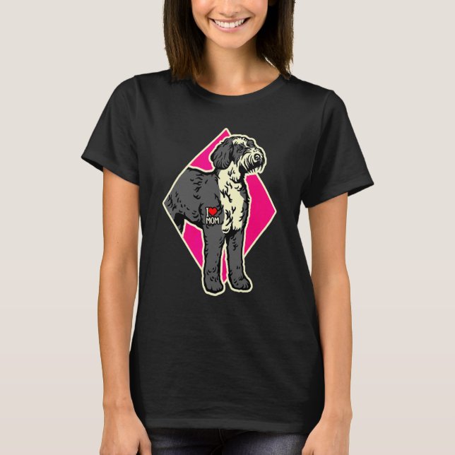 Bernedoodle-Mama 1 T-Shirt (Vorderseite)