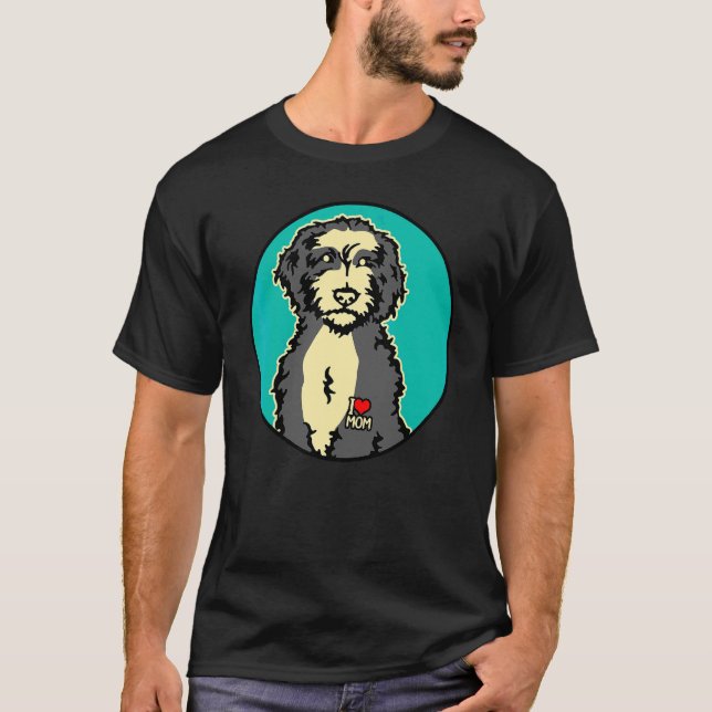 Bernedoodle-Mama 2 T-Shirt (Vorderseite)