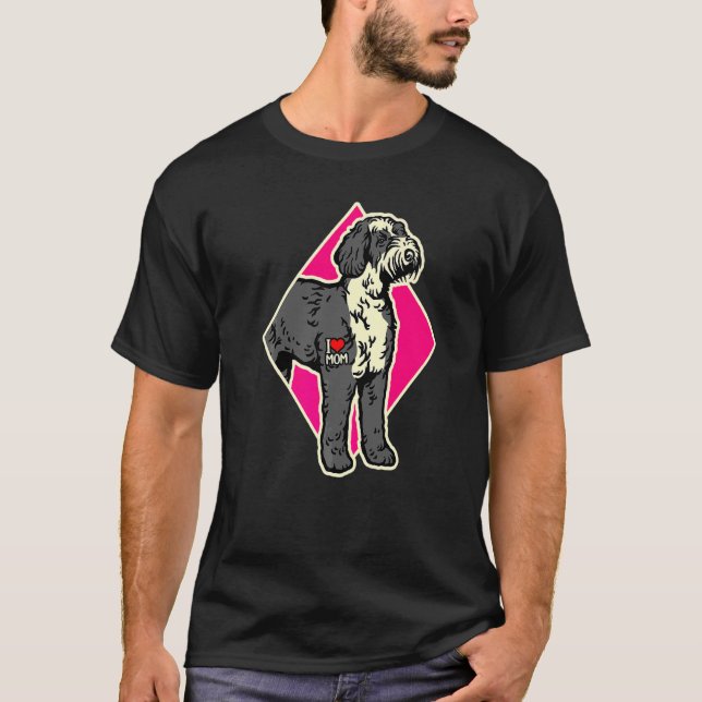 Bernedoodle-Mutter  2 T-Shirt (Vorderseite)