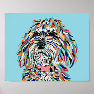 Bernedoodle Poster