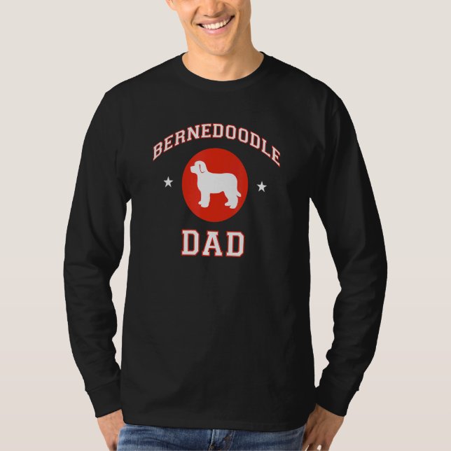 Bernedoodle-Vater T-Shirt (Vorderseite)