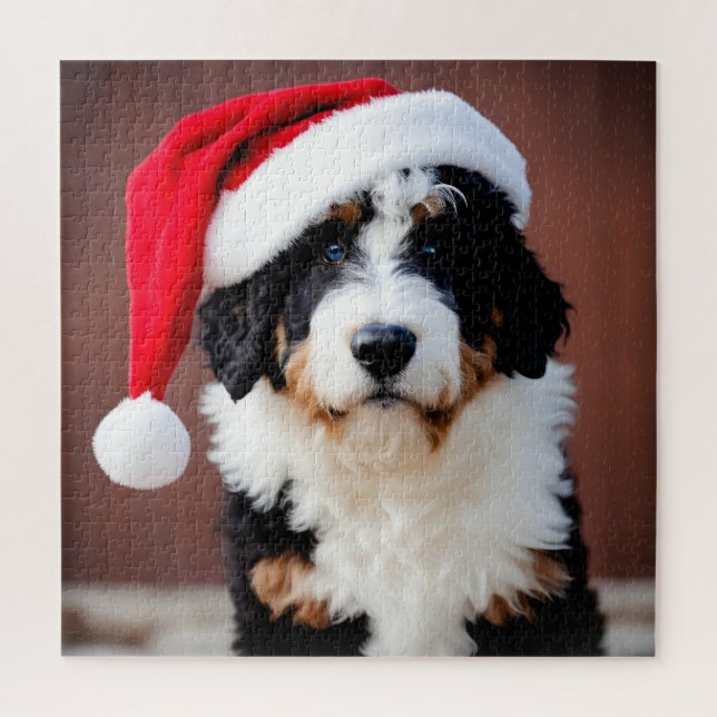 Bernedoodle Weihnachten (Vertikal)
