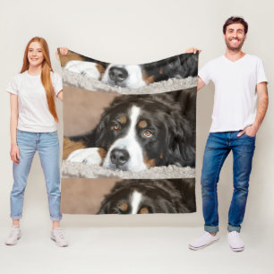 Bernenhund Fleecedecke