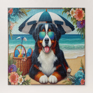 Berner Bliss: Cooler Hund mit Sonnenbrille