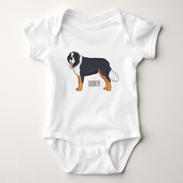 Berner Cartoon Baby Strampler (Vorderseite)