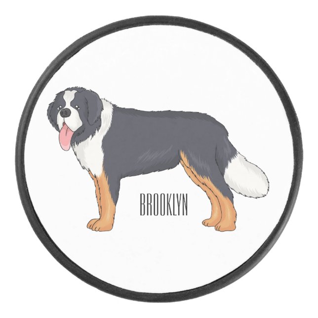 Berner Cartoon Eishockey Puck (Vorderseite)