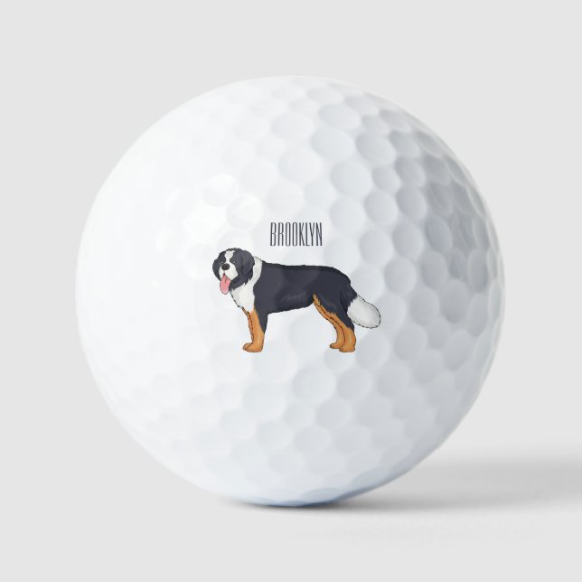 Berner Cartoon Golfball (Vorderseite)
