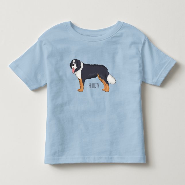Berner Cartoon Kleinkind T-shirt (Vorderseite)