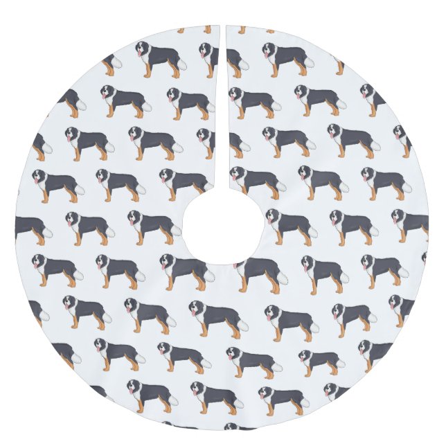 Berner Cartoon Polyester Weihnachtsbaumdecke (Vorderseite)