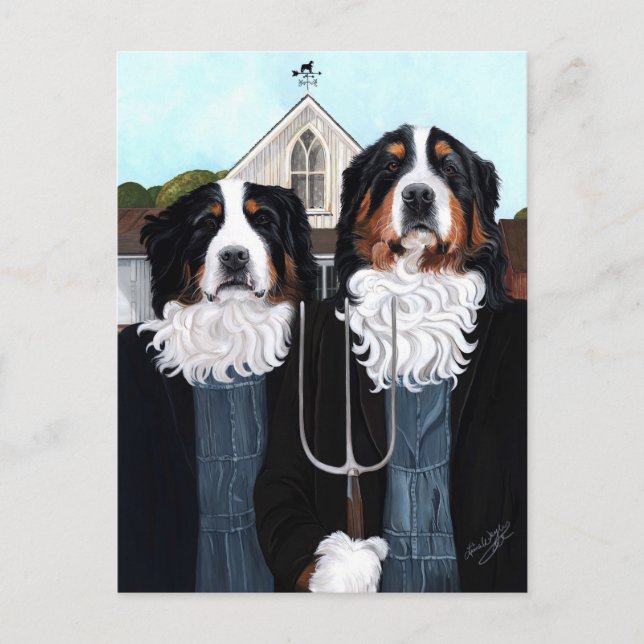 Berner Gothic Postkarte (Vorderseite)