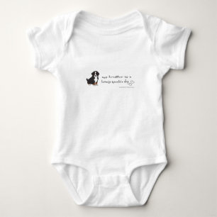 Berner Hund Baby Strampler