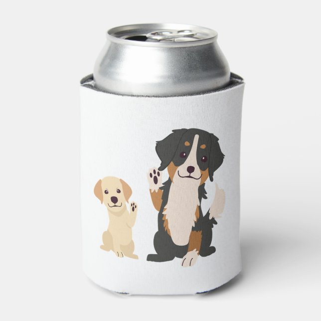 Berner Hund Dosenkühler (Kanne Vorderseite)