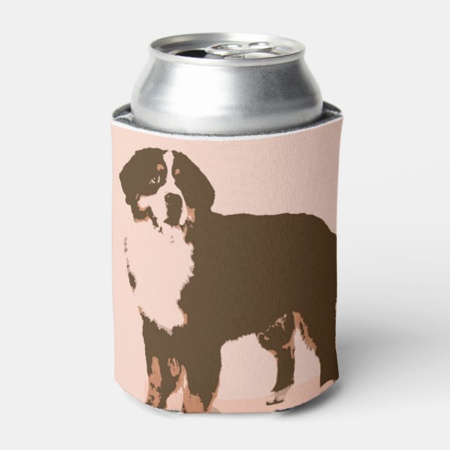 Berner Hund Dosenkühler (Kanne Vorderseite)