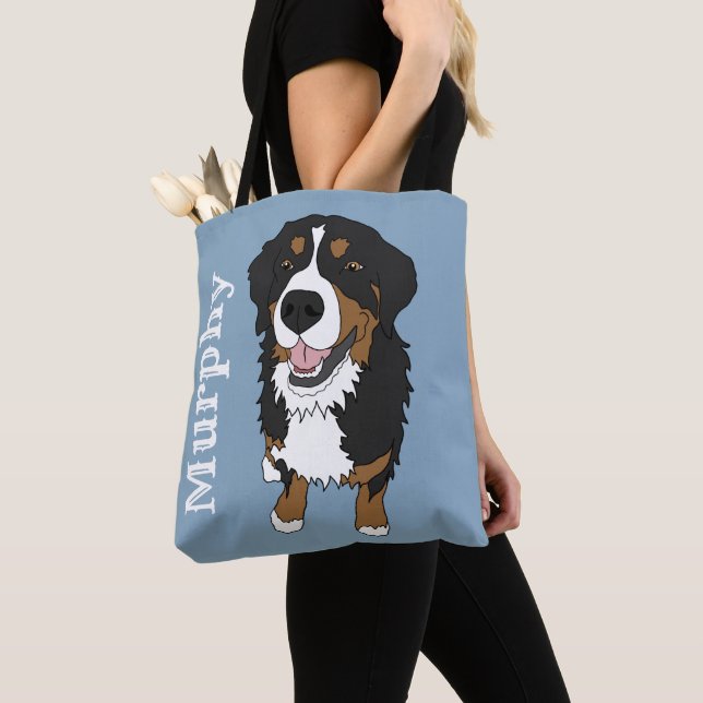 Berner Hund individuell anpassbar Tasche (Von Nahem)
