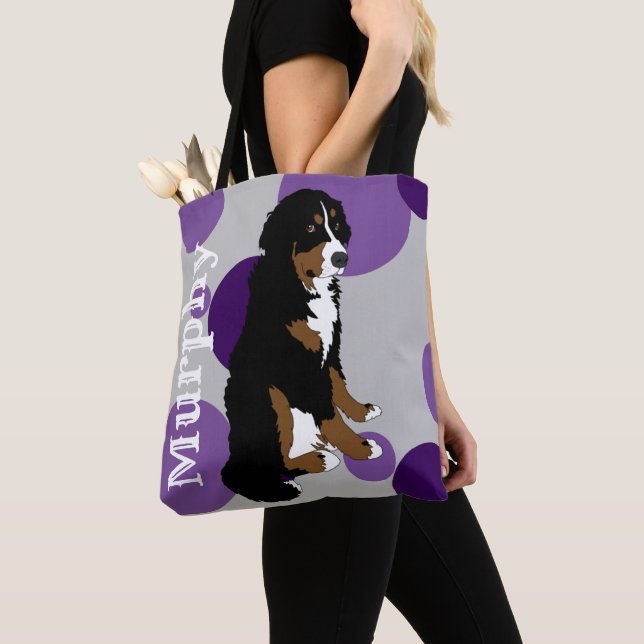 Berner Hund individuell anpassbar Tasche (Von Nahem)