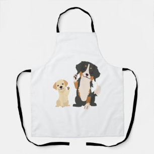Berner Hund Schürze