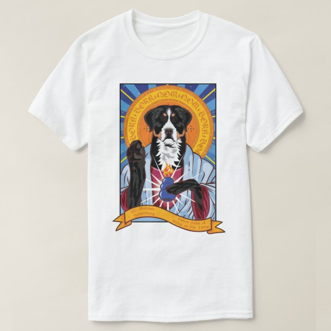 Berner Hund T-Shirt (Design vorne)