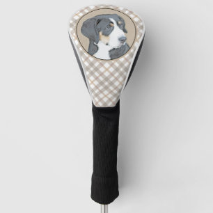 Berner Hund Welpenmalerei - Original Kunst Golf Headcover