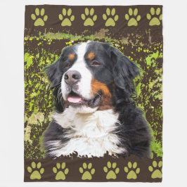 Berner Hundeflockendecke Fleecedecke