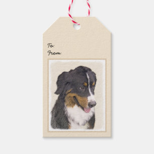 Berner Hundemalerei - Original Hundekunst Geschenkanhänger
