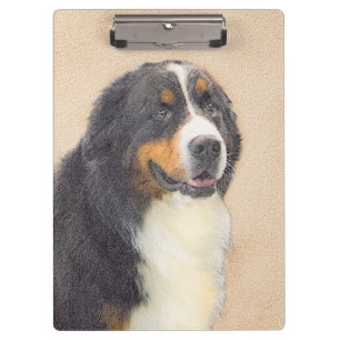 Berner Hundemalerei - Original Hundekunst Klemmbrett