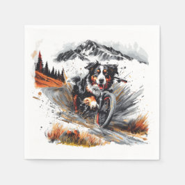 Berner Hundetour im Gebirge Serviette