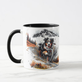 Berner Hundetour im Gebirge Tasse