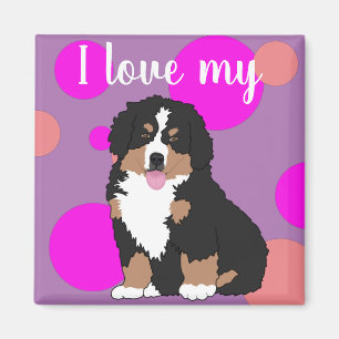 Berner Hundewelpen Magnet