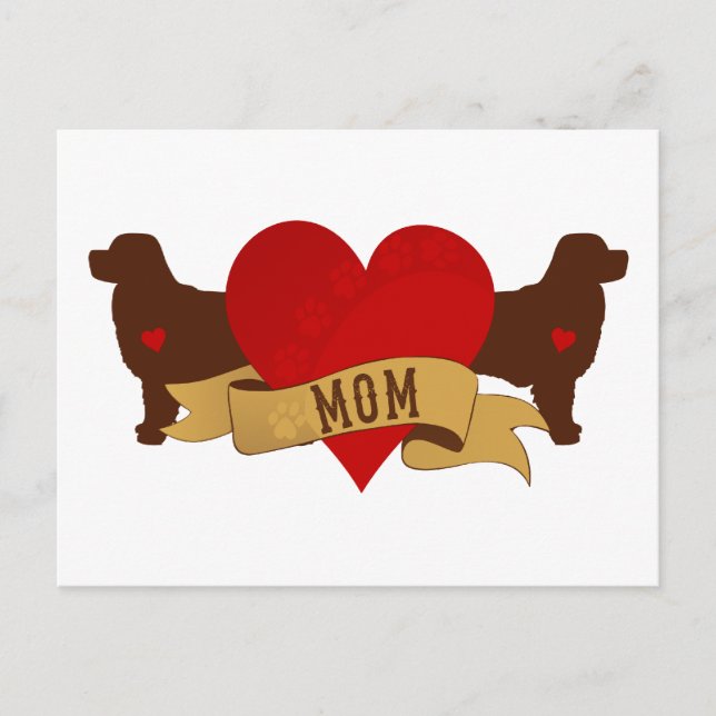 Berner Mama [Tattoo style] Postkarte (Vorderseite)