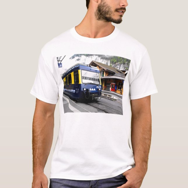 Berner Oberland Bahn in der Schweiz T-Shirt (Vorderseite)