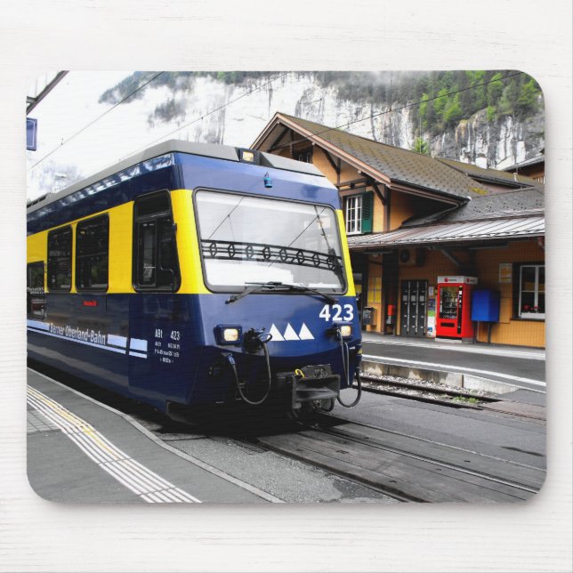 Berner Oberland Bahn Schweiz Mousepad (Vorne)